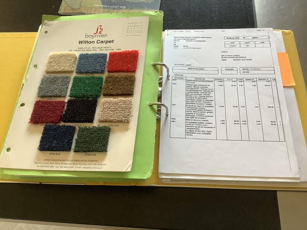 Tableau de bord et instruments — Aston Martin DB2 Vantage 1953 gris souris chassis LML50343 — Boche Automobiles